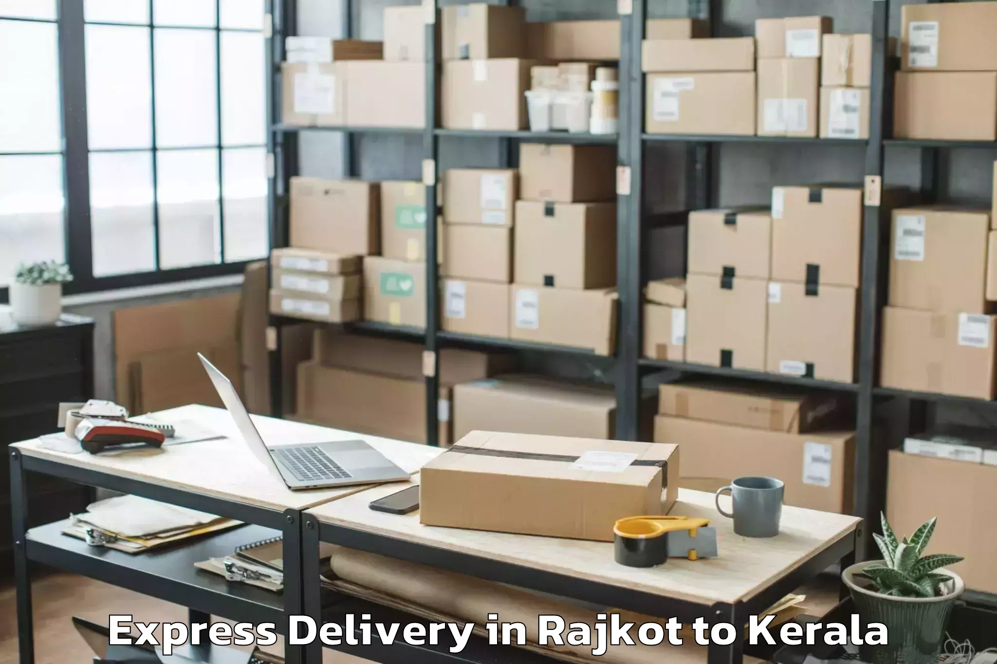 Affordable Rajkot to Thalassery Express Delivery